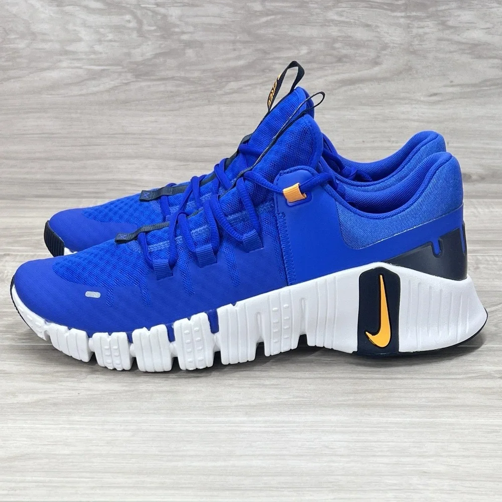 Nike Free Metcon 5 Mens Size 11.5 Racer Blue White Obsidian Sundial DV3949 400